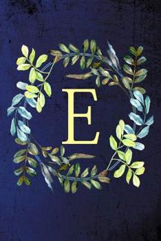 Paperback E: Monogram Letter E Notebook Book