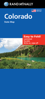 Mass Market Paperback Rand McNally Easy to Fold: Colorado State Laminated Map Book