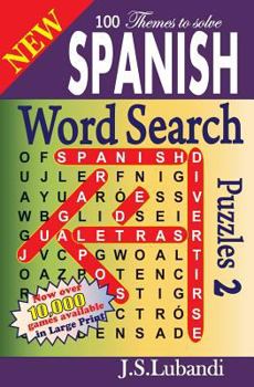 Paperback New Spanish Word Search Puzzles 2 [Spanish] Book