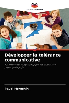 Paperback Développer la tolérance communicative [French] Book