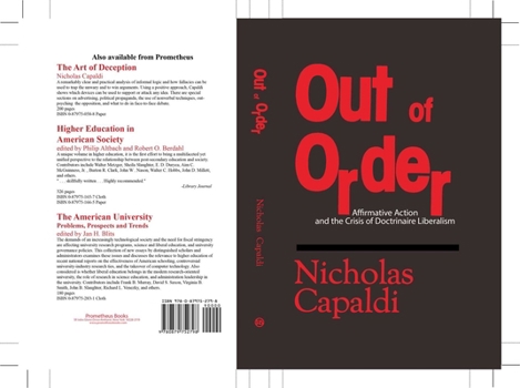 Hardcover Out of Order Book
