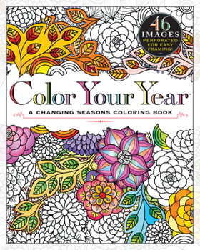 Paperback Color Your Year: A Changing Seasons Coloring Book