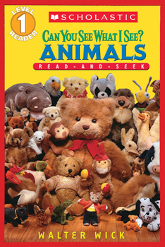 Paperback Can You See What I See? Animals (Scholastic Reader, Level 1): Read-And-Seek Book