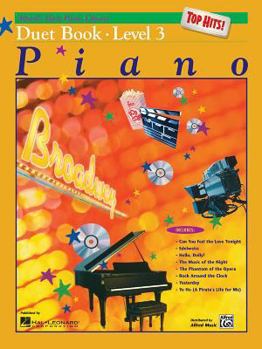 Paperback Alfred's Basic Piano Course: Top Hits! Duet Book, Level 3 (Alfred's Basic Piano Library) Book