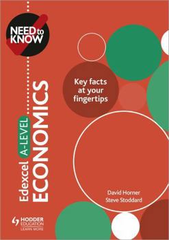 Paperback Need To Know Edexcel A-level Economics Book