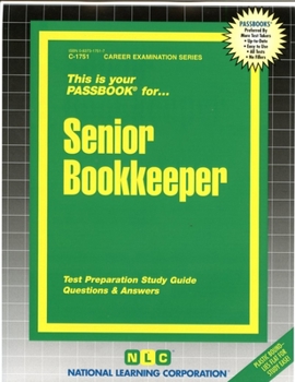 Spiral-bound Senior Bookkeeper: Passbooks Study Guide Book