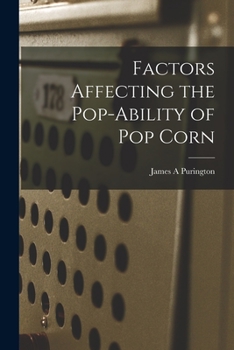 Paperback Factors Affecting the Pop-ability of Pop Corn Book