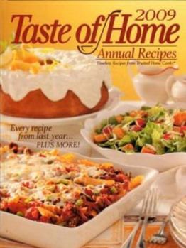 Hardcover Taste of Home 2009 Annual Recipes Book