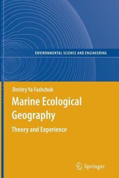 Paperback Marine Ecological Geography: Theory and Experience Book