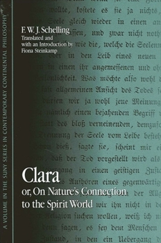 Paperback Clara: or, On Nature's Connection to the Spirit World Book