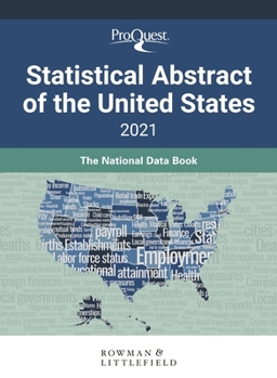 Hardcover Proquest Statistical Abstract of the United States 2021: The National Data Book