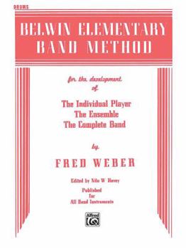 Paperback Belwin Elementary Band Method: Drums Book