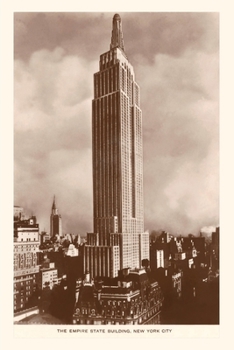 Paperback Vintage Journal Empire State Building, New York City, Photo Book