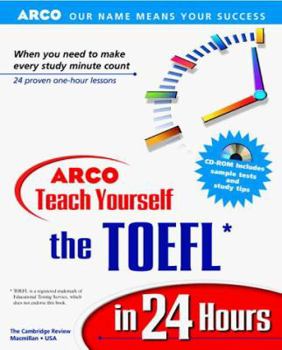 Paperback Teach Yourself the TOEFL in 24 Hours [With *] Book