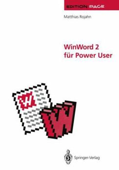 Paperback Winword 2 Für Power User: Große Dokumente in Wissenschaft, Technik Und Publizistik [German] Book