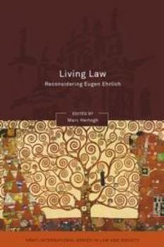 Paperback Living Law: Reconsidering Eugen Ehrlich Book