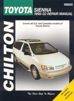 Paperback Toyota Sienna, 1998-2002 Book