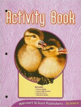 Paperback Harcourt School Publishers Ciencias: Activity Book Grade K [Spanish] Book