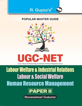 Paperback Ugc-Net/Set: Labour Welfare & Industrial Relations Labour & Social Welfare Human Resource Management (Paper II & III) Exam Guide Book