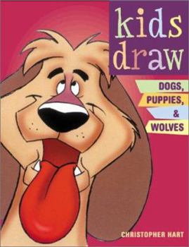 Paperback "Kids Draw Dogs, Puppies and Wolves" Book