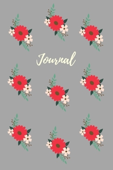 Journal: Notebook - Notizbuch - Blüten-Motiv - Dot Grid - Dotted - Punktraster - Insgesamt 135 Seiten - Maße ca. DIN A5