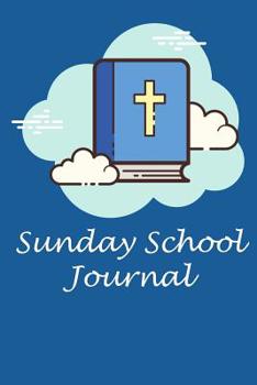 Paperback Sunday School Journal: Bible Study Workbook for Notetaking Book