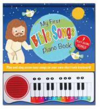 Hardcover My First Bible Songs Piano Book: Sing Along Bible Song Piano Book, 7 Play Along Songs Book