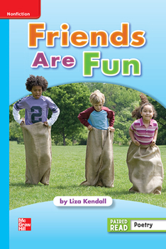Spiral-bound Reading Wonders Leveled Reader Friends Are Fun: On-Level Unit 1 Week 4 Grade 1 Book