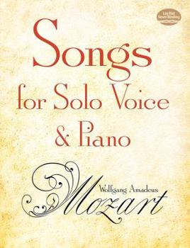 Paperback Songs for Solo Voice and Piano Book