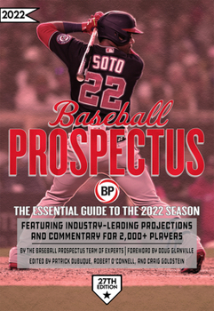 Paperback Baseball Prospectus 2022 Book