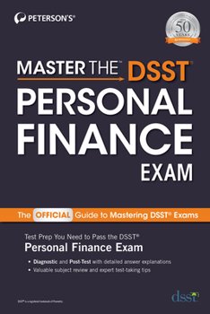 Paperback Master the Dsst Personal Finance Exam Book