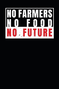 no farmer no food no future: A5 110 Seiten Punkteraster I Notizbuch I Landwirt I Landwirtschaft I Bauer I Trecker I Traktor I Geschenk