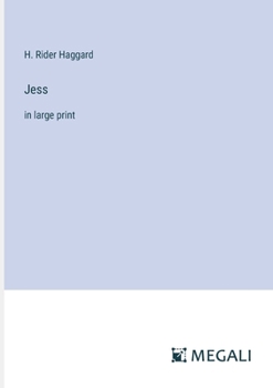 Paperback Jess: in large print Book