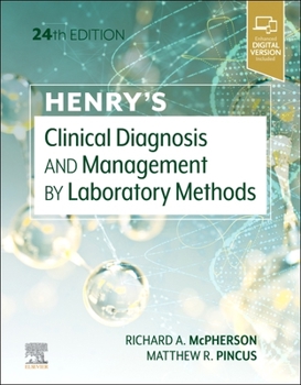 Hardcover Henry's Clinical Diagnosis and Management by Laboratory Methods Book