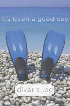 Paperback Diver's Log: Diving Log Book 5.25 x 8 SCUBA Dive Record Logbook Soft-Cover Fins Book