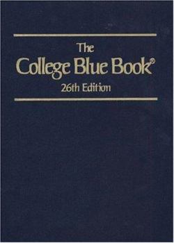 Hardcover The College Blue Book (26th ed. 5 Vol Set) Book