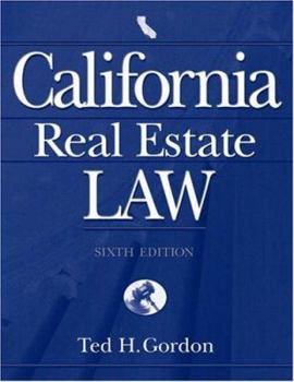 Paperback California Real Estate Law: Text and Cases Book