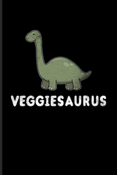 Veggiesaurus: Cute Vegan Dinosaur Undated Planner | Weekly & Monthly No Year Pocket Calendar | Medium 6x9 Softcover | For Magic Dream & Carrot Fans