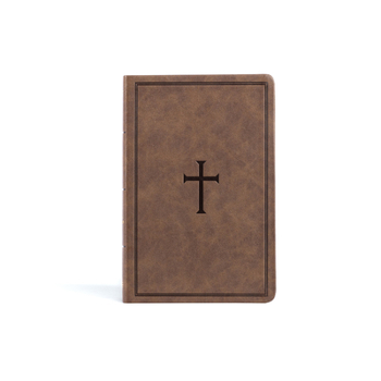 Imitation Leather KJV Thinline Bible, Brown Leathertouch Book