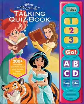 Hardcover Disney Princess: Talking Quiz Sound Book [With Battery] Book