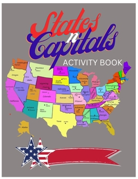 Paperback States and Capitals Activity Book