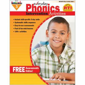 Paperback Everyday Phonics Intervention Activities Grade 3 Book Teacher Resource Book