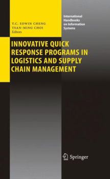 Paperback Innovative Quick Response Programs in Logistics and Supply Chain Management Book