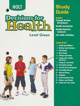 Paperback Decisions for Health: Study Guide Book