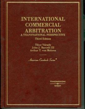 Hardcover International Commercial Arbitration: A Transnational Perspective Book