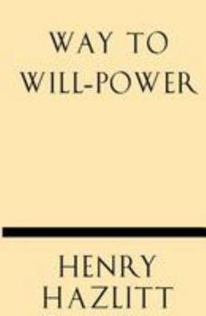 Paperback Way to Will-Power Book