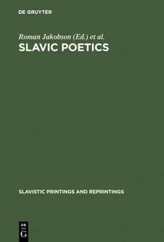 Hardcover Slavic Poetics: Essays in Honor of Kiril Taranovsky Book