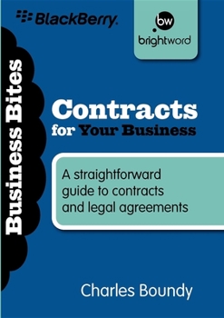 Paperback Contracts for Your Business: A Straightforward Guide to Contracts and Legal Agreements Book