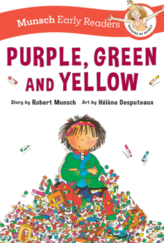Paperback Purple, Green, and Yellow Early Reader Book