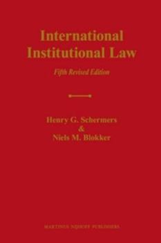 Paperback International Institutional Law: Unity Within Diversity Book